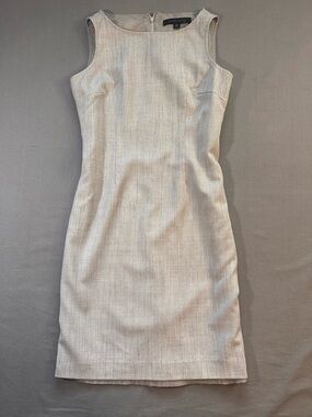Anne Klein Sleeveless Sheath Dress in Light Grey